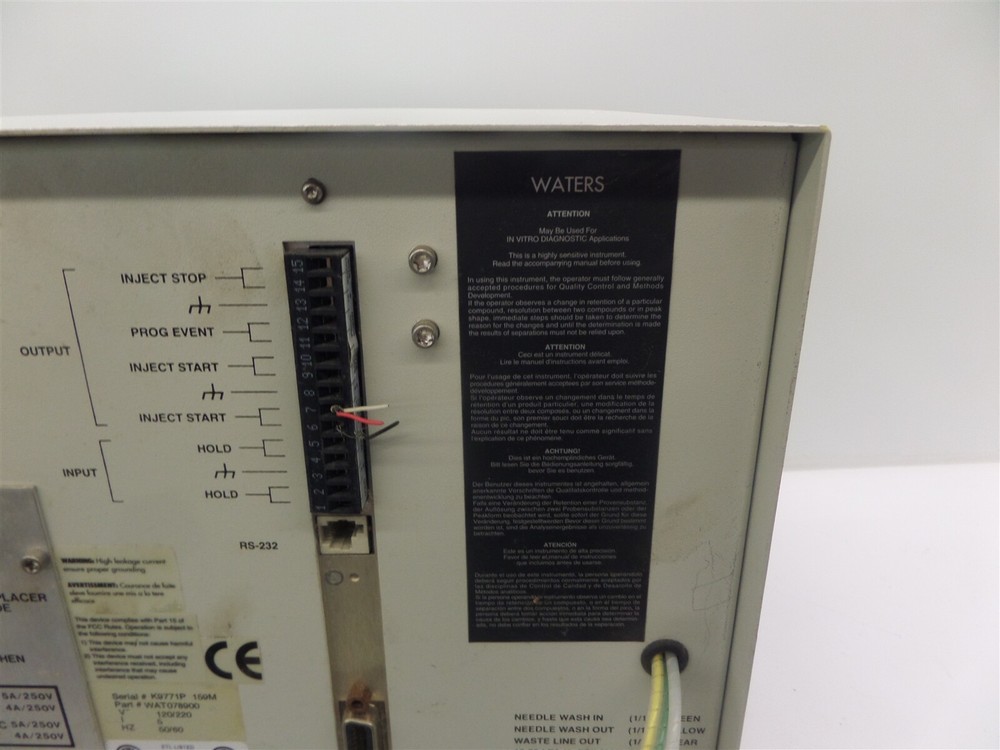 Waters 717Plus HPLC Autosampler WAT078900 Chromatography