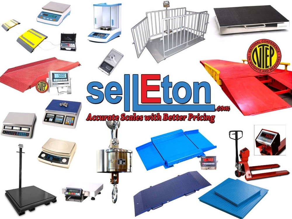 Selleton 4+4 Regular Connectors Indicator Prime Scales Floor Scale 15' Cable