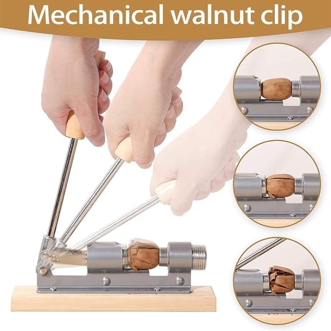 EGETOTA Nutcracker Heavy Duty Pecan Walnut Cracker Plier Opener Tool for Easy Cr