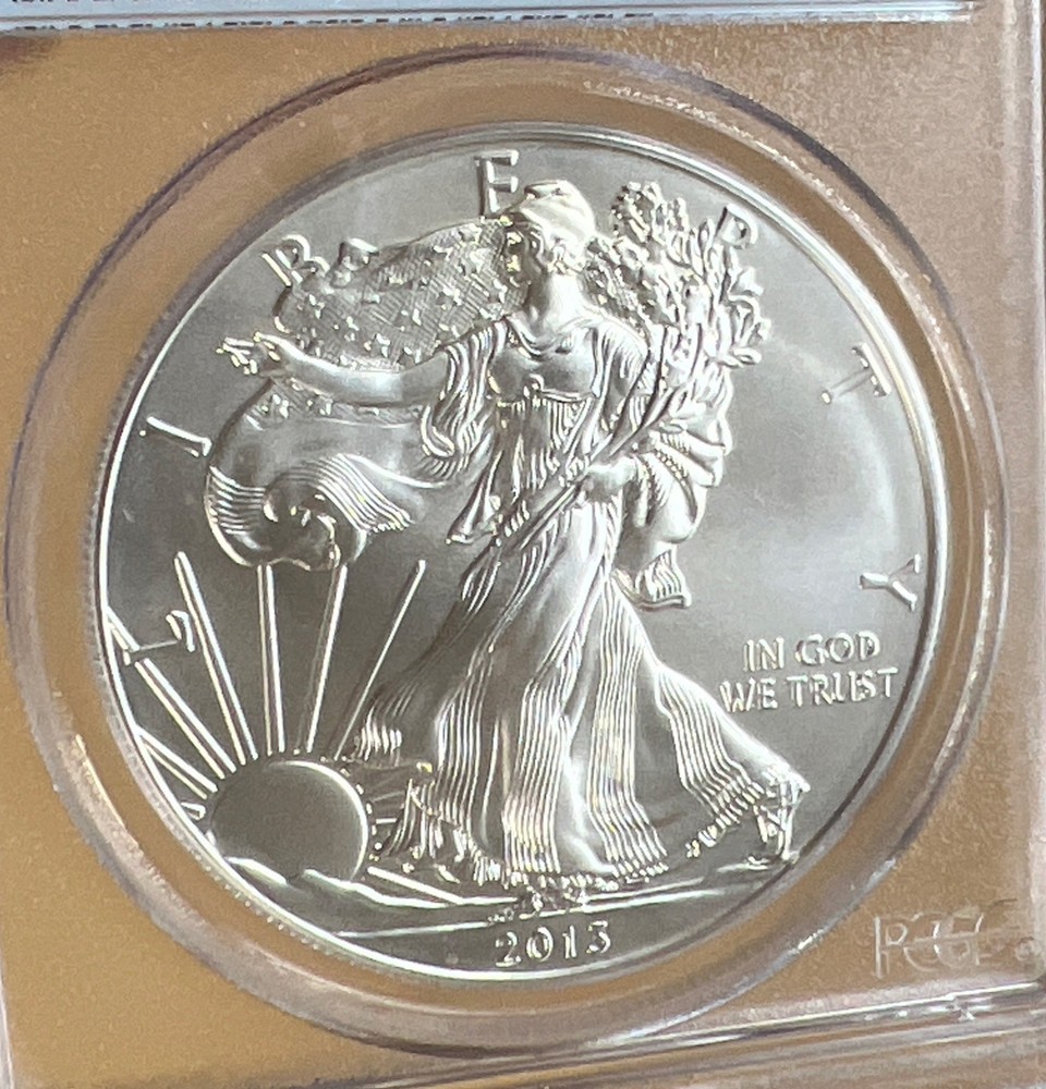 2013-W Silver American Eagle MS70 PCGS - First Strike Label