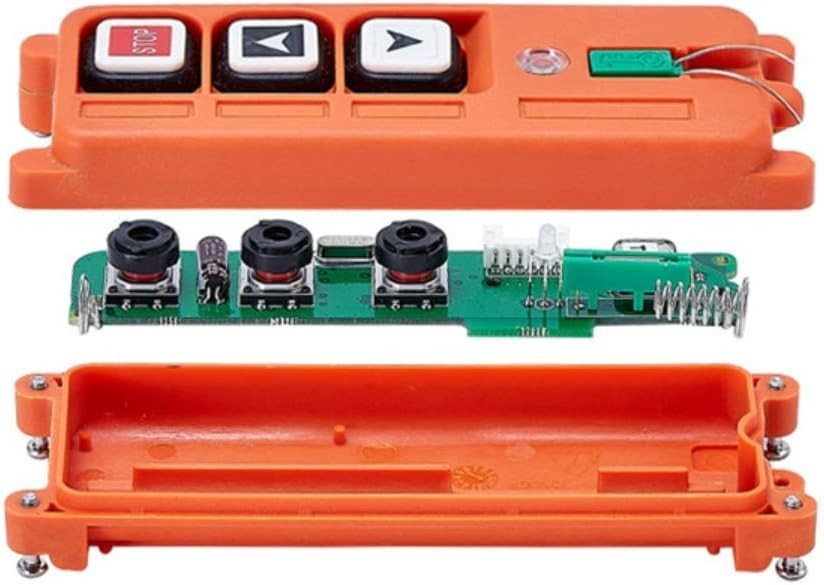 High-Quality Wireless Remote Control for Hoist Cranes - Stop Button 2 Key Switch