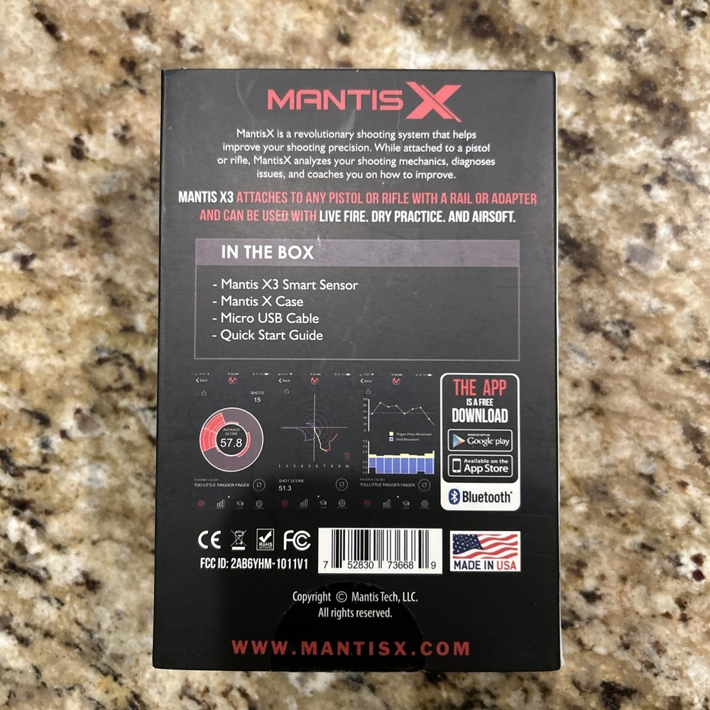 Mantis X3 Shooting Performance System |Dry Fire Training System | Works with ...