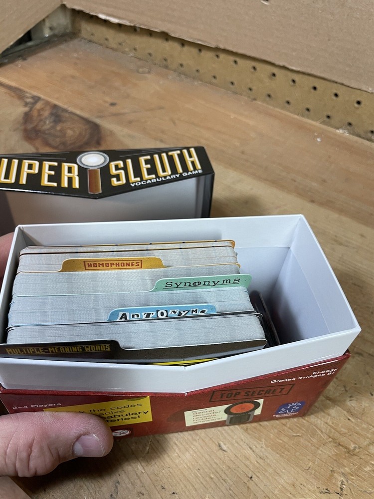 Super Sleuth Vocabulary Game Educational Insights