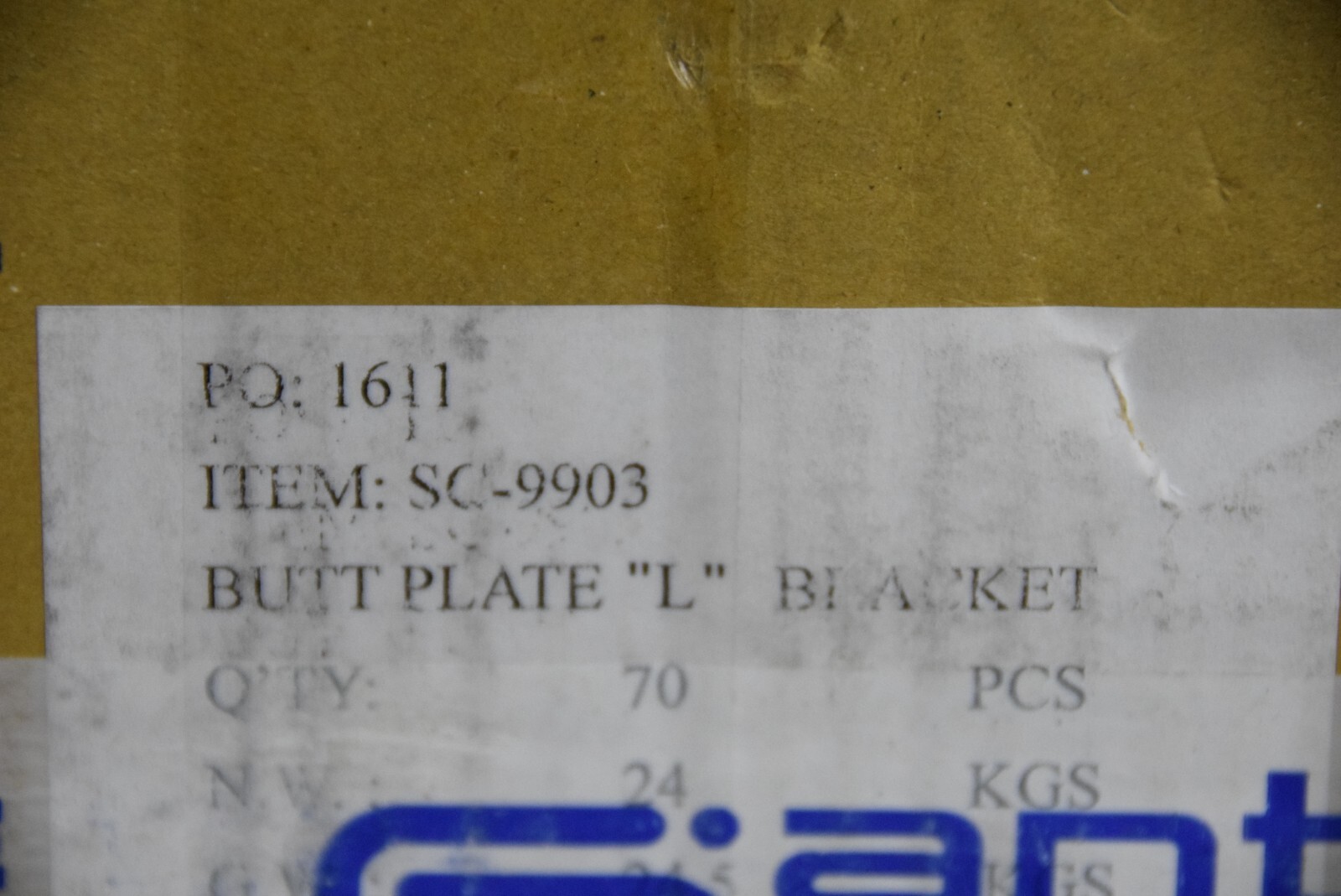 Santa Cruz SC-9903 Butt Plate L Bracket