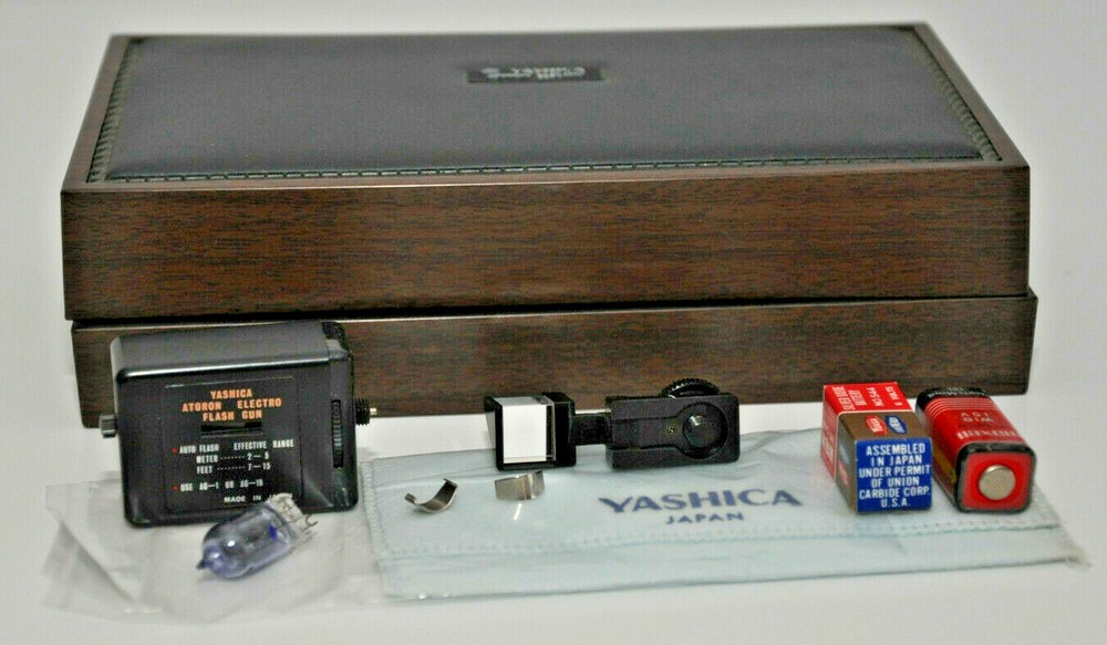 Yashica Atoron Electro Camera and CASE w accessories