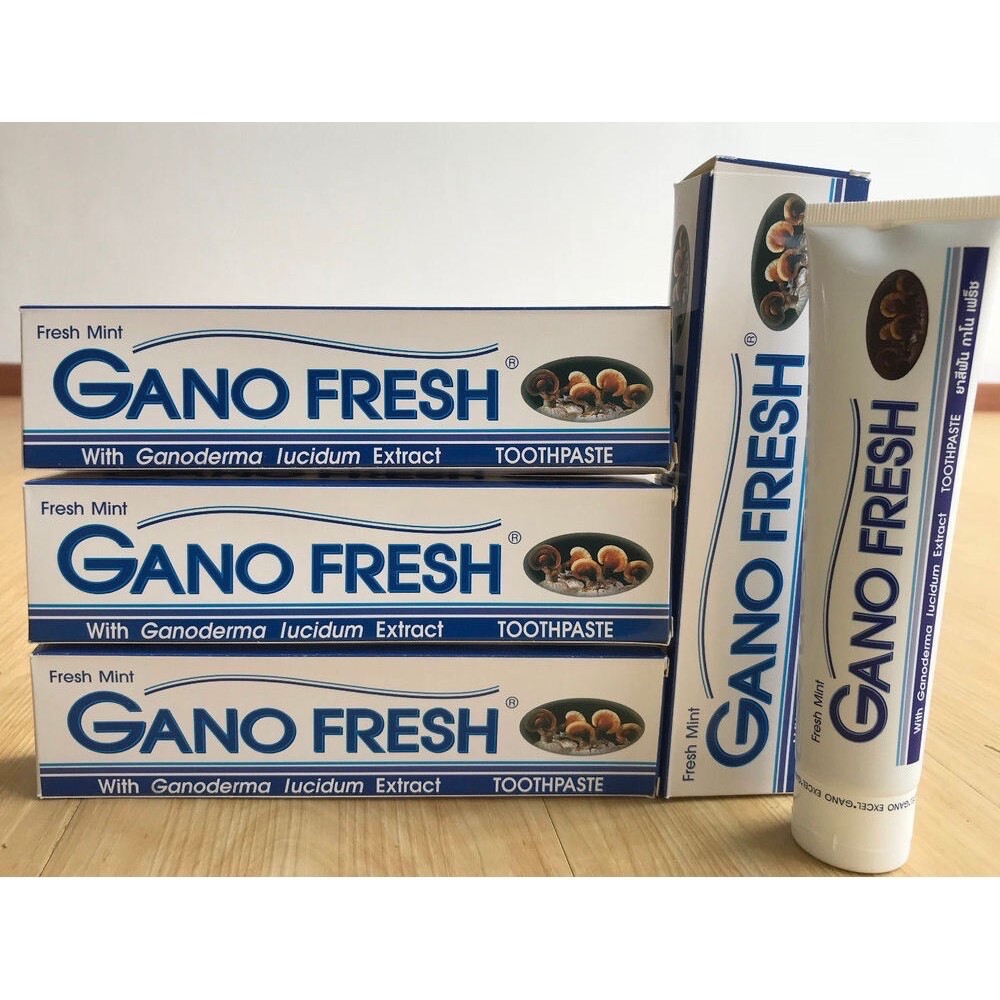 5 Boxes x 150g GANO EXCEL GANO FRESH TOOTHPASTE GANODERMA Free Shipping
