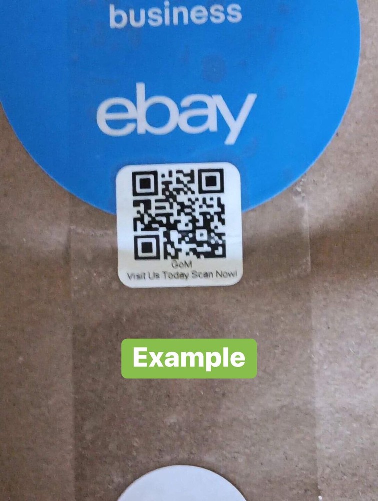[QTY 200] CUSTOM PRINTED QR CODE LABELS -1 INCH SQUARE-DURABLE POLYPROPYLENE