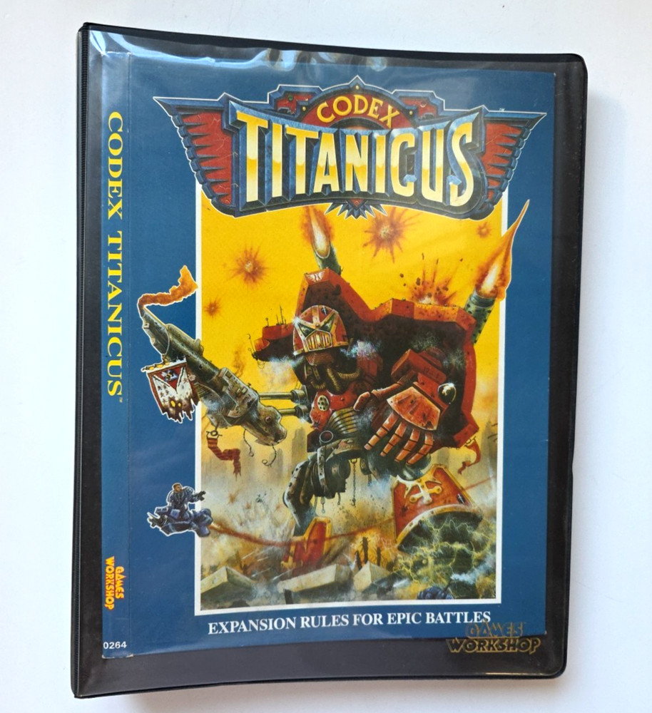 Codex Titanicus 1st Edition Warhammer 40K Games Workshop 1989 IN 3 RING BINDER
