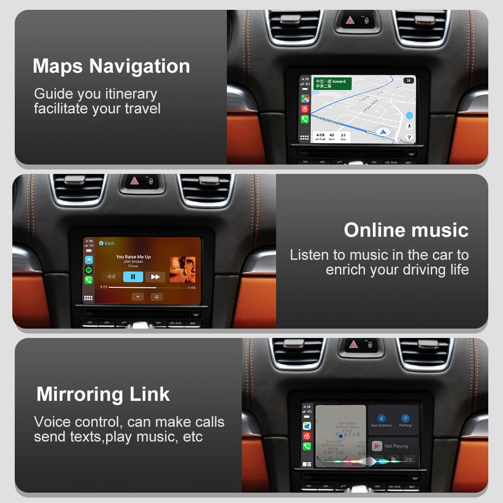 Porsche CDR 2010-2016 Wireless Apple CarPlay Android Auto Interface