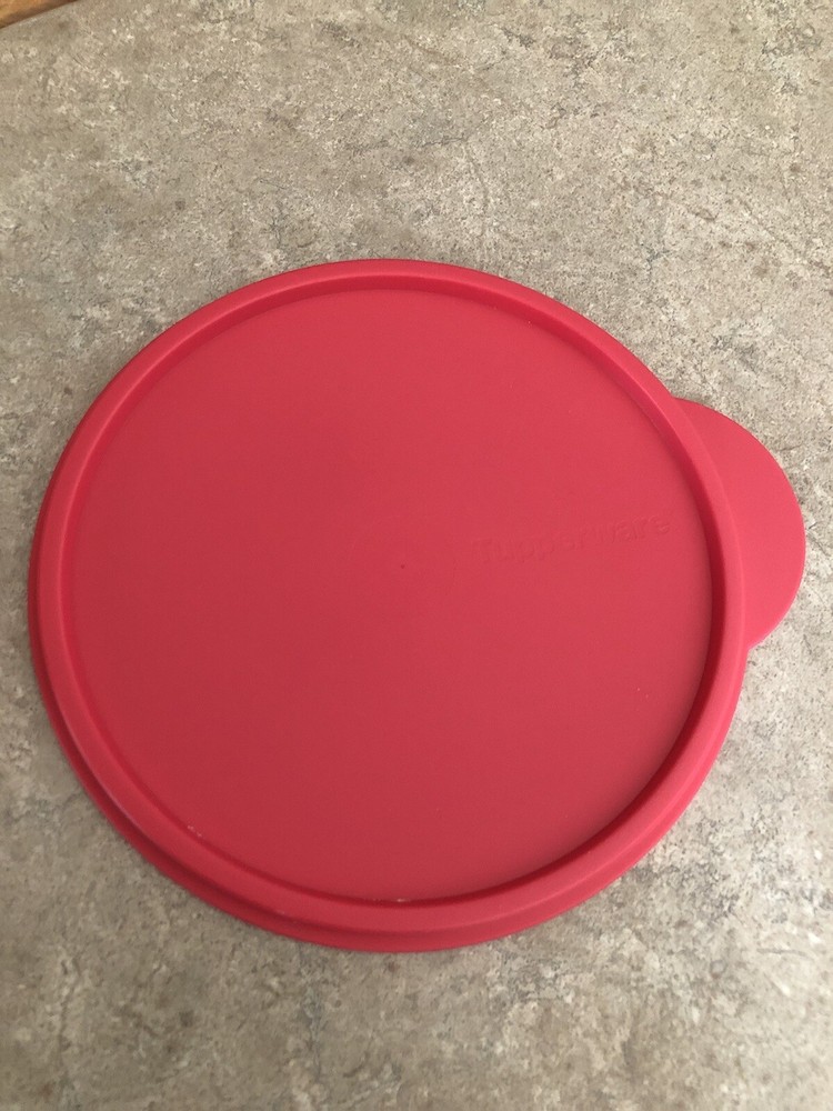 Tupperware Flat Out Round Lid #5454 EUC!