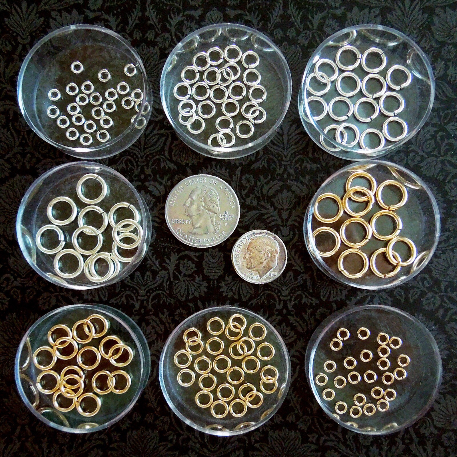 4mm Sterling Silver - 25 Pack LOCKING JUMP RINGS No Solder Needed - 20 Gauge