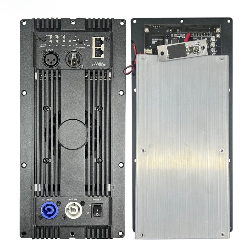 ClassD Module Speaker Active Fan Cooling Power 1200W Bass Amplifier Module Board