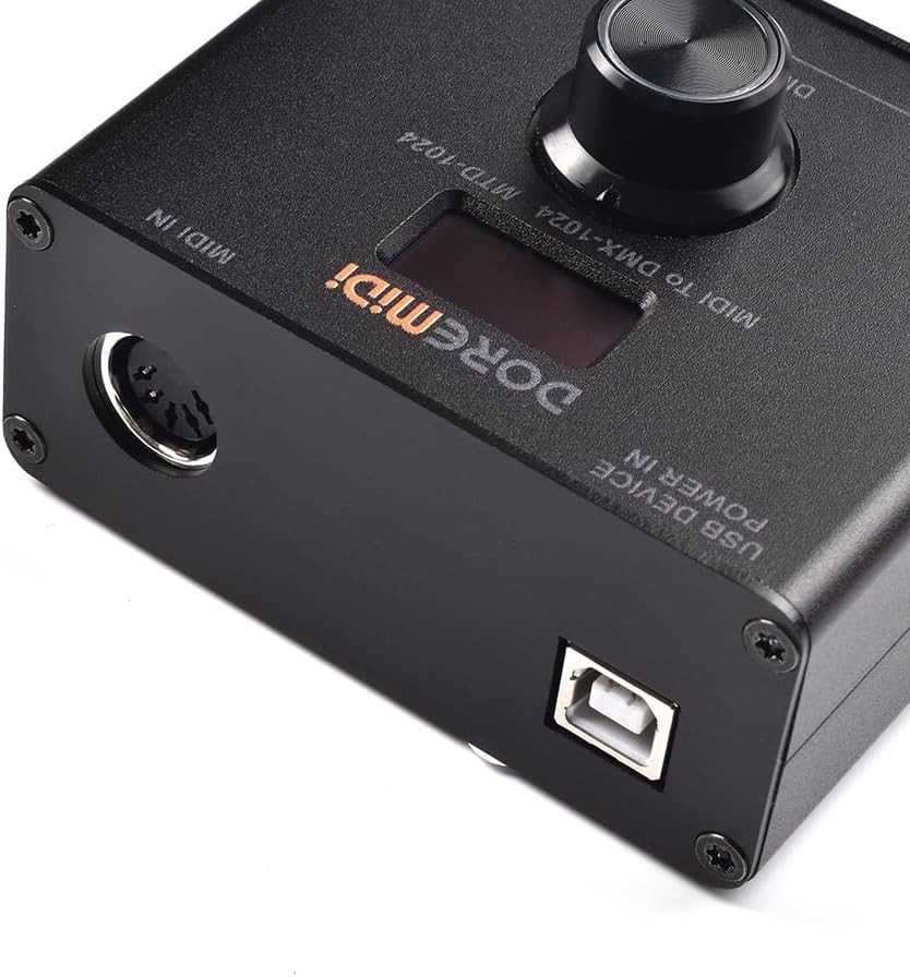 Professional MIDI to DMX Controller MTD-1024 - Modern Design, Versatile Use