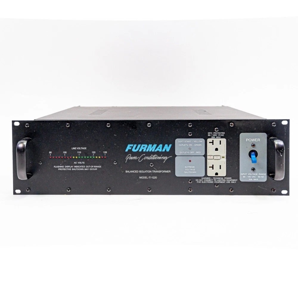 Furman IT-1220 Studio-Grade Power Conditioner – Rock-Solid Protection