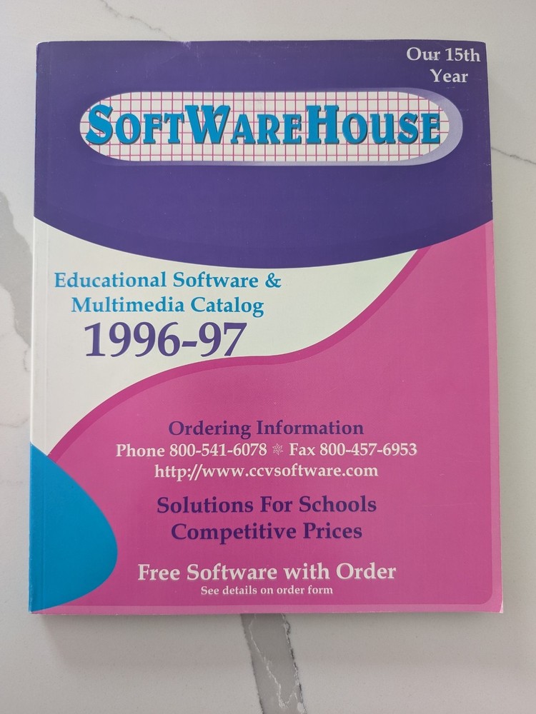 Software House Educational Software & Multimedia Catalog 1996-97 Apple II Macint