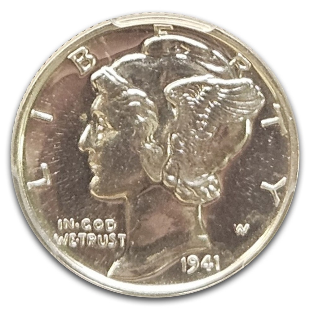 1941 Mercury Dime PR-67 PCGS