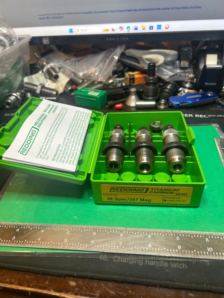Redding Three Die #88282 Titanium Set for .38 SPL/.357 MAG