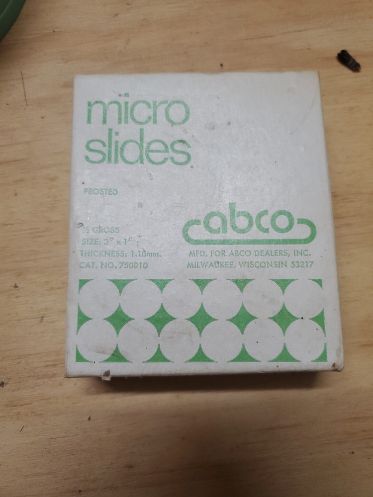 Vintage Micro Slides For Microscope