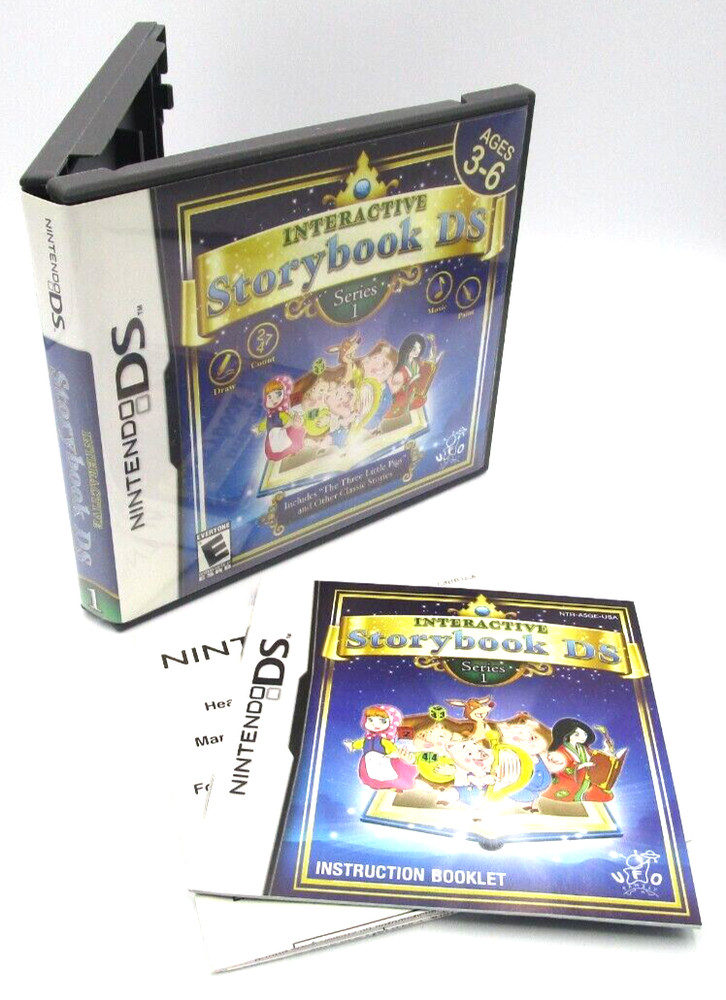 Nintendo DS Interactive Storybook DS EMPTY Case w/ Instructions 2006