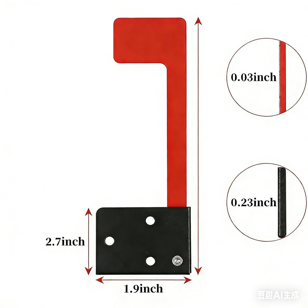 Mailbox Flag Replacement Red Flag For WallMount And PostMount Mailboxes