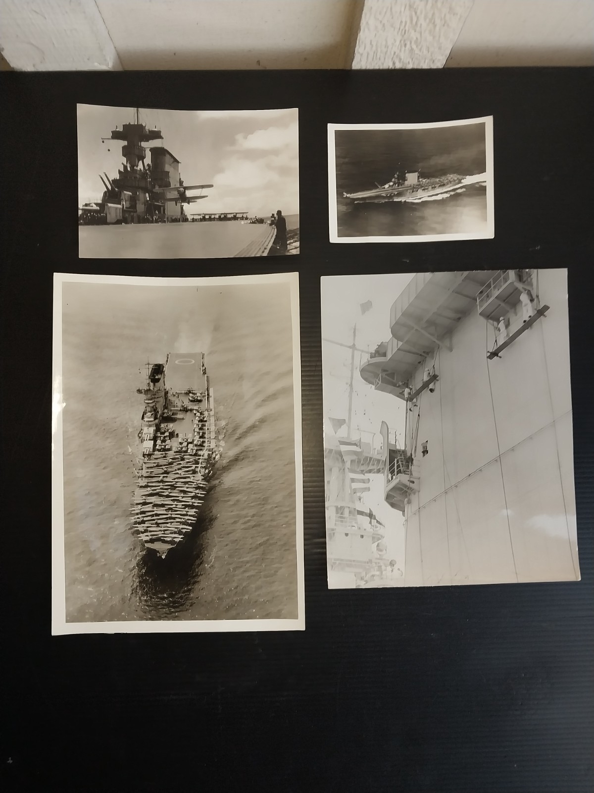 U.S.S. Lexington CV-2 Photos (6) c1930's