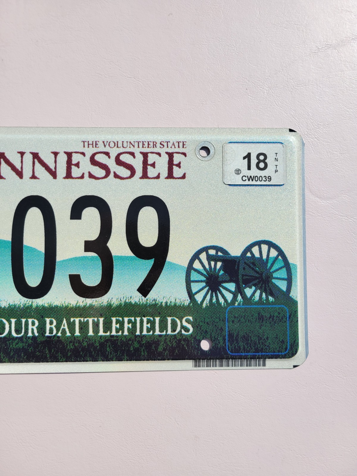 Tennessee Save Our Battlefields Civil War Sesquicentennial 150 Yrs License Plate