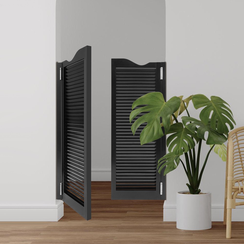 Wood Cafe Door, Bar Doors, Half Door for House, Kitchen Rectangular