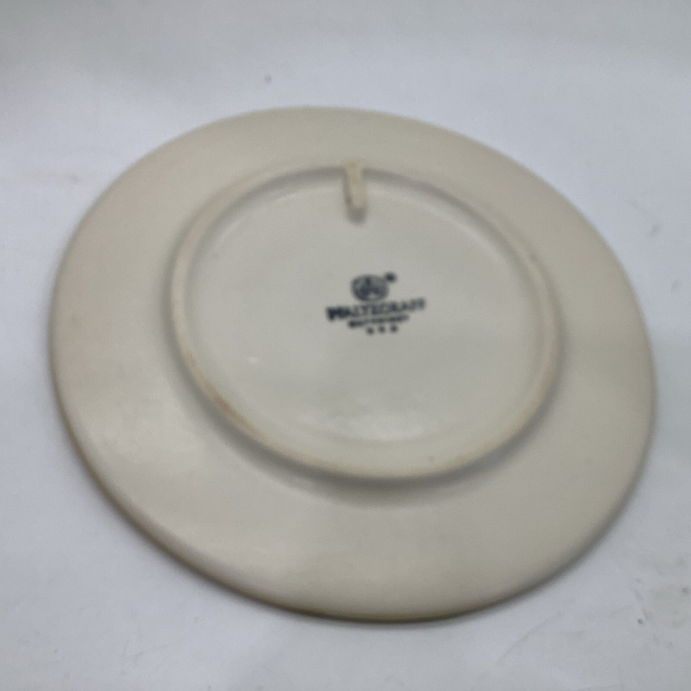 Pfaltzgraff 8” Trivet Purple Grapes Leaf & Basket Weave Pattern