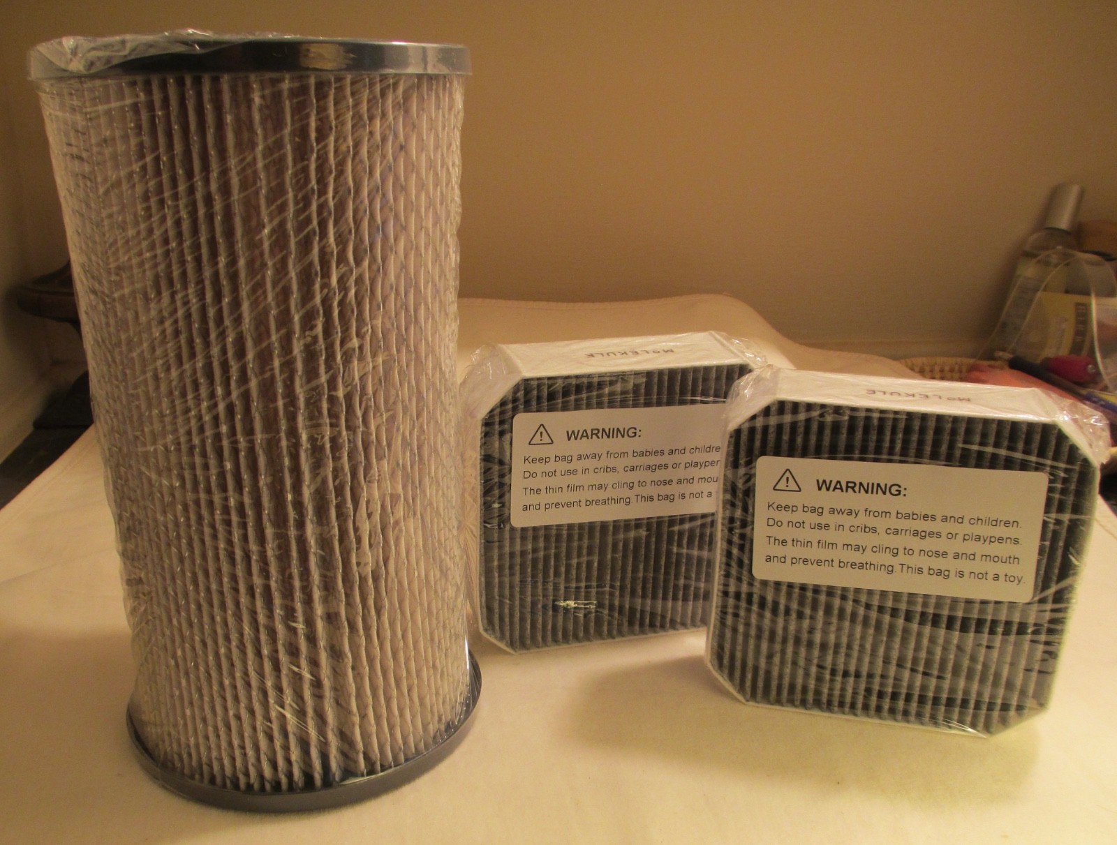 Genuine MOLEKULE Air - Peco Filter set-MH1-NF1-PF3 3 piece set-Sealed Filters