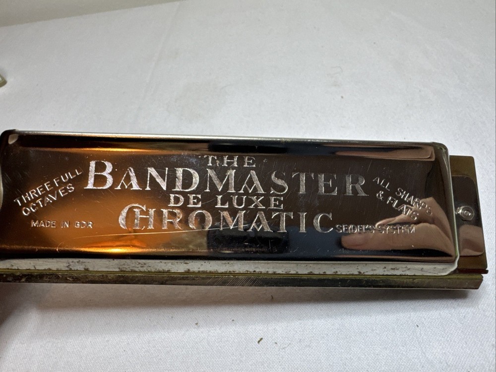 “The Bandmaster” De Luxe Chromatic Harmonica - Original Box - PK125