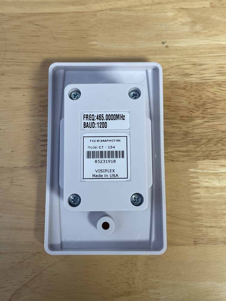 Visiplex Wall-Mounted Alert Button New Open Box CT154