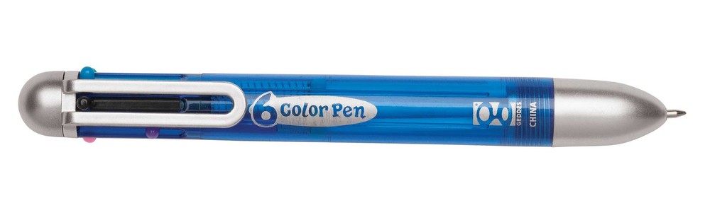 Six Color Click Pen