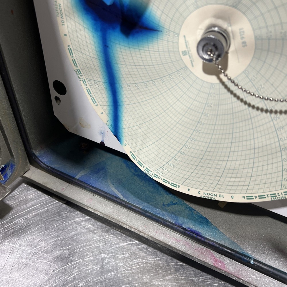 Weksler Instruments Chart Recorder Type LOM1A5B Used Surplus. Item ID 1