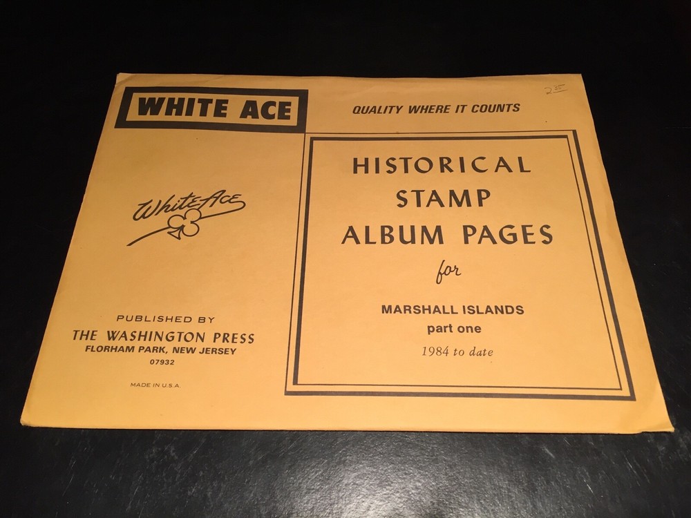 New White Ace Pages Marshall Islands Part 1 -1984