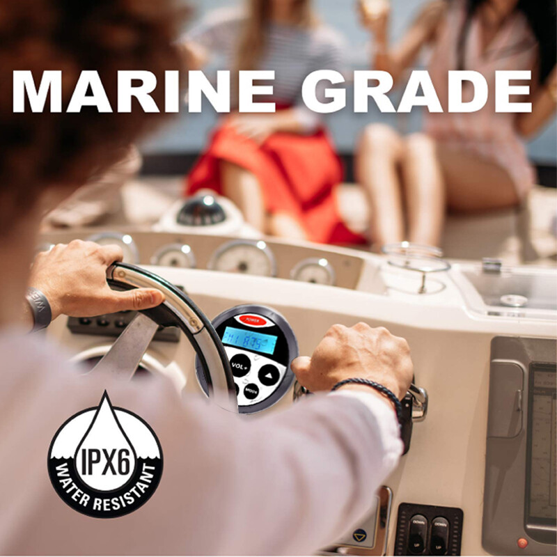 Marine Radio Bluetooth Stereo Digital Media System Receiver for Yacht Boat