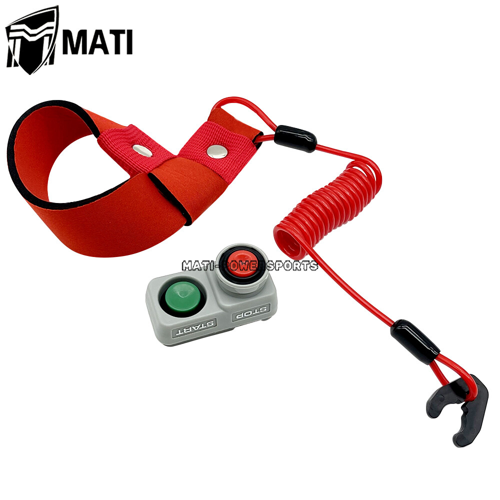 Safety Tether Lanyard Kill Stop Switch for Kawasaki JS750 Jet Ski 750 SX/SXI Pro