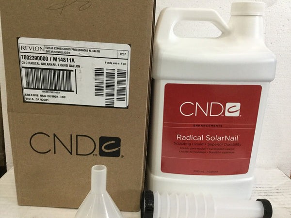 CND Radical SolarNail Liquid 1 Gallon (128oz) / 3785 mL