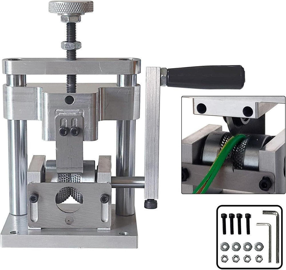 Manual Wire Stripping Machine Cable Stripper Hand Crank Drill Powered 2-20mm