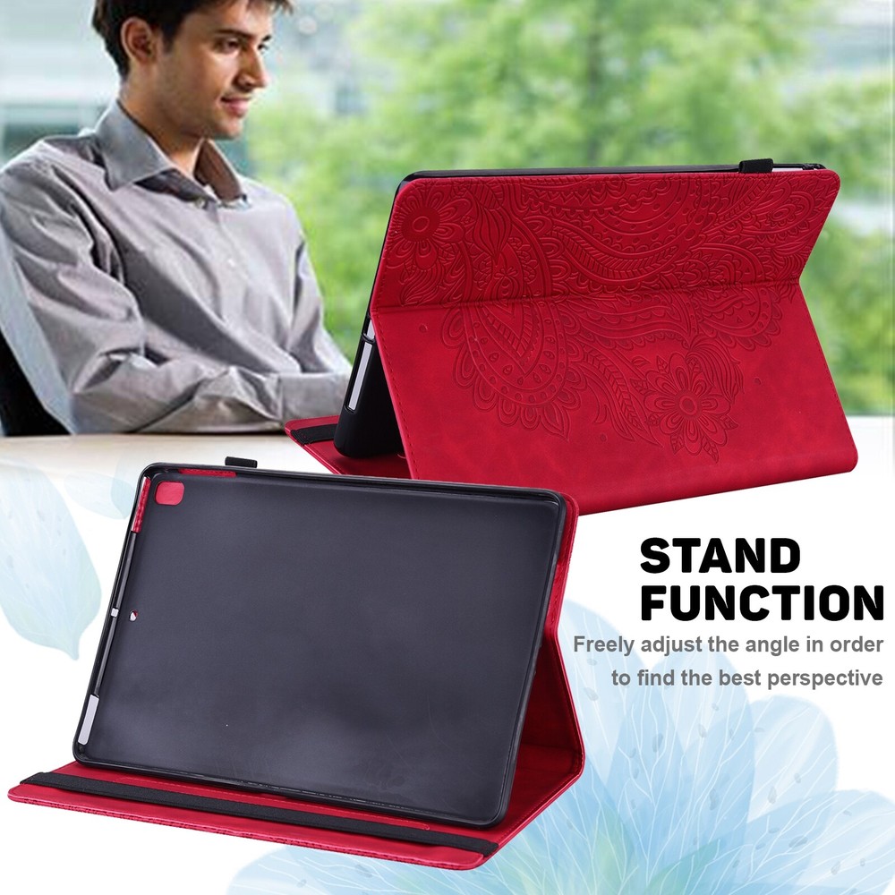 For Amazon Fire Max 11 Tablet Cover Case Embossed Luxury Leather Folding Stand