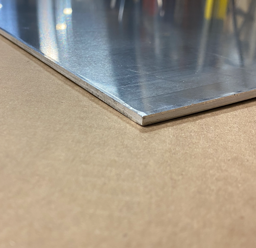 12" x 24" Aluminum Plate 3/16" Sheet, Mill Finish .188"
