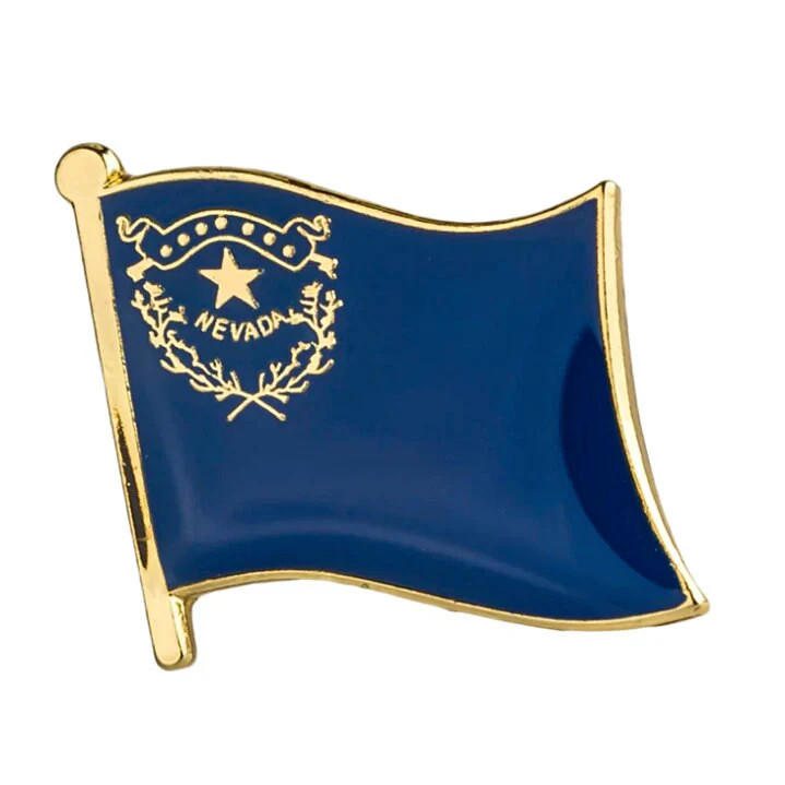 Nevada State Flag Lapel Pin