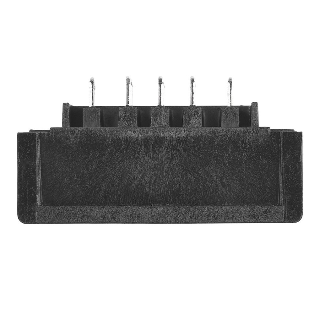 Bracket Connector Connector Terminal 2pcs Adapter Black Plastic Silver