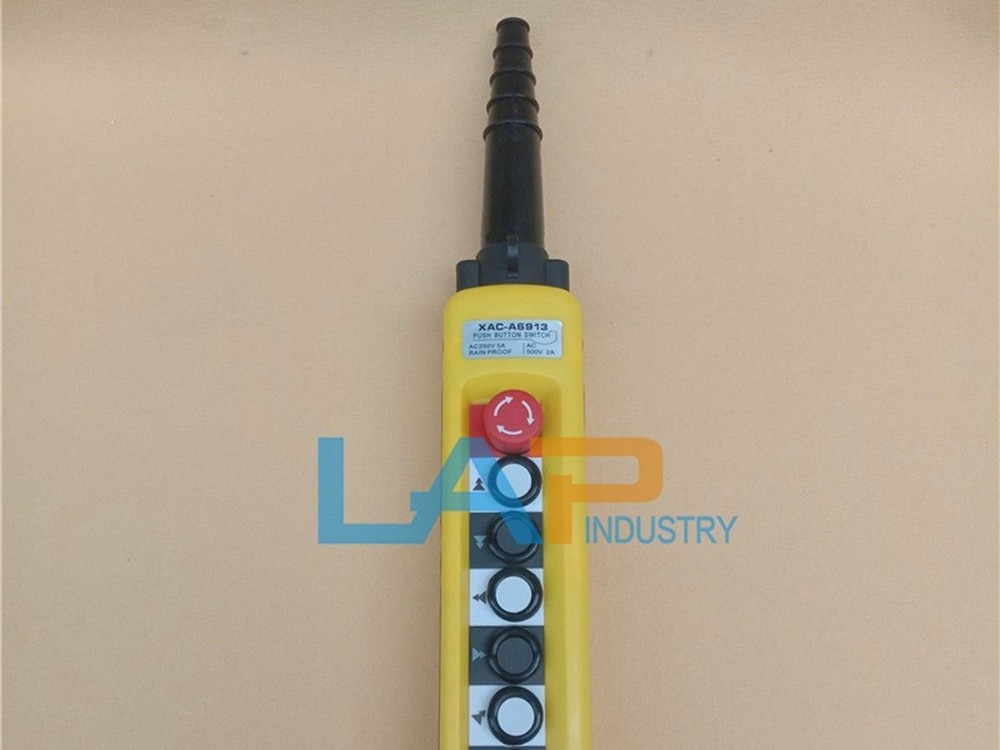 1PC XAC-A6913 Pendant Control Stations Crane 6 Pushbutton Switch XAC-6913