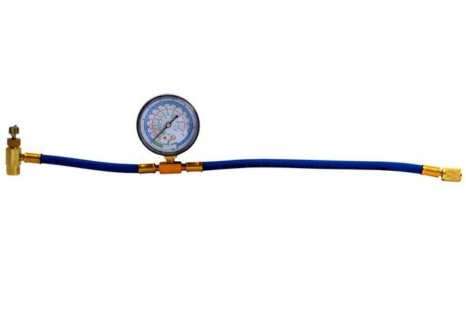 R290 Refrigerant 8 oz. can, Gauge Set & Proseal Mini(Kit for Fridges, Freezers)