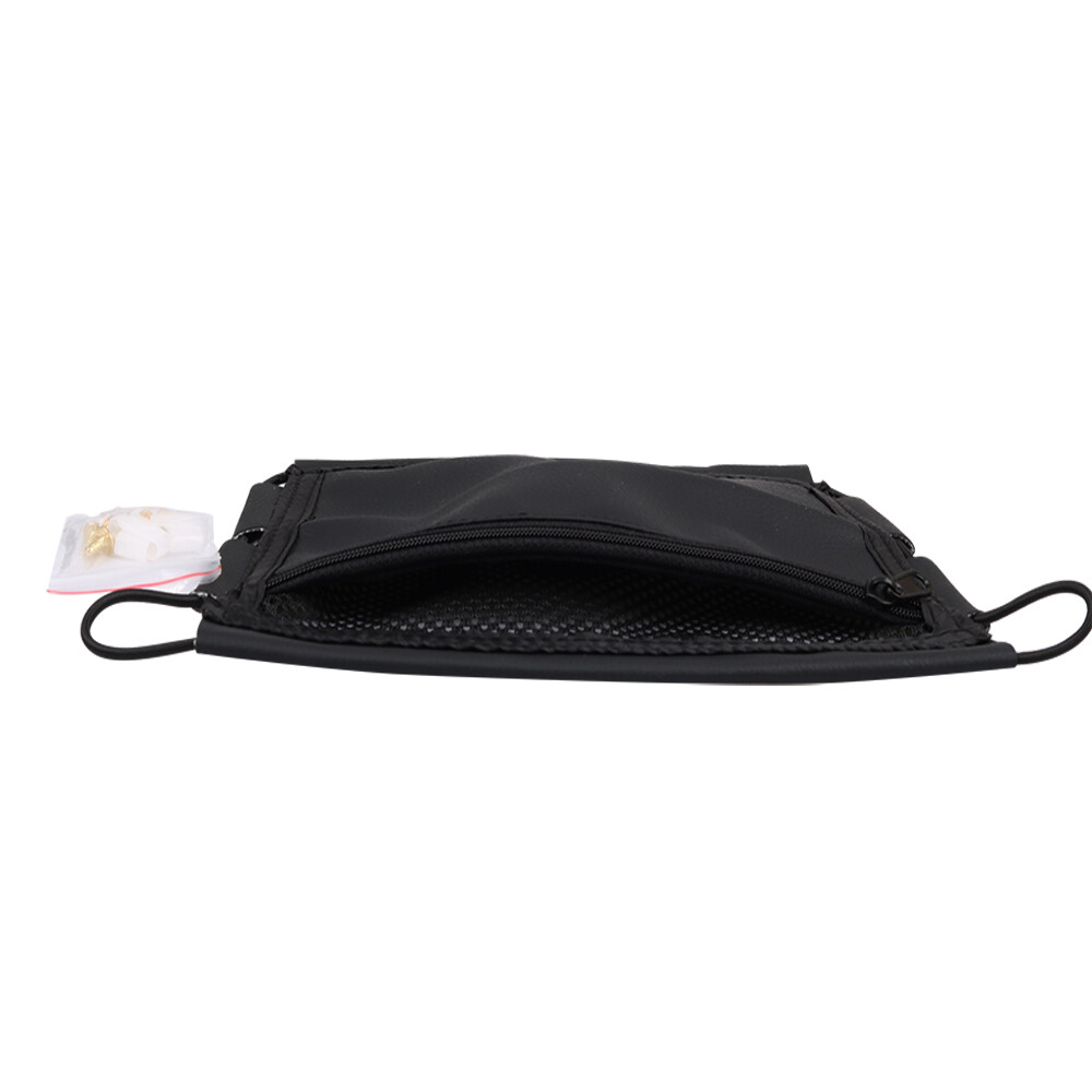 for SYM MAXSYM 400 400i Under Seat Storage Bag Leather Tool Bag