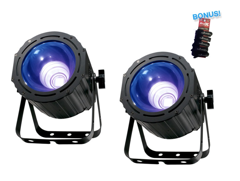 ADJ UV COB Cannon LED Blacklight 2 Pack