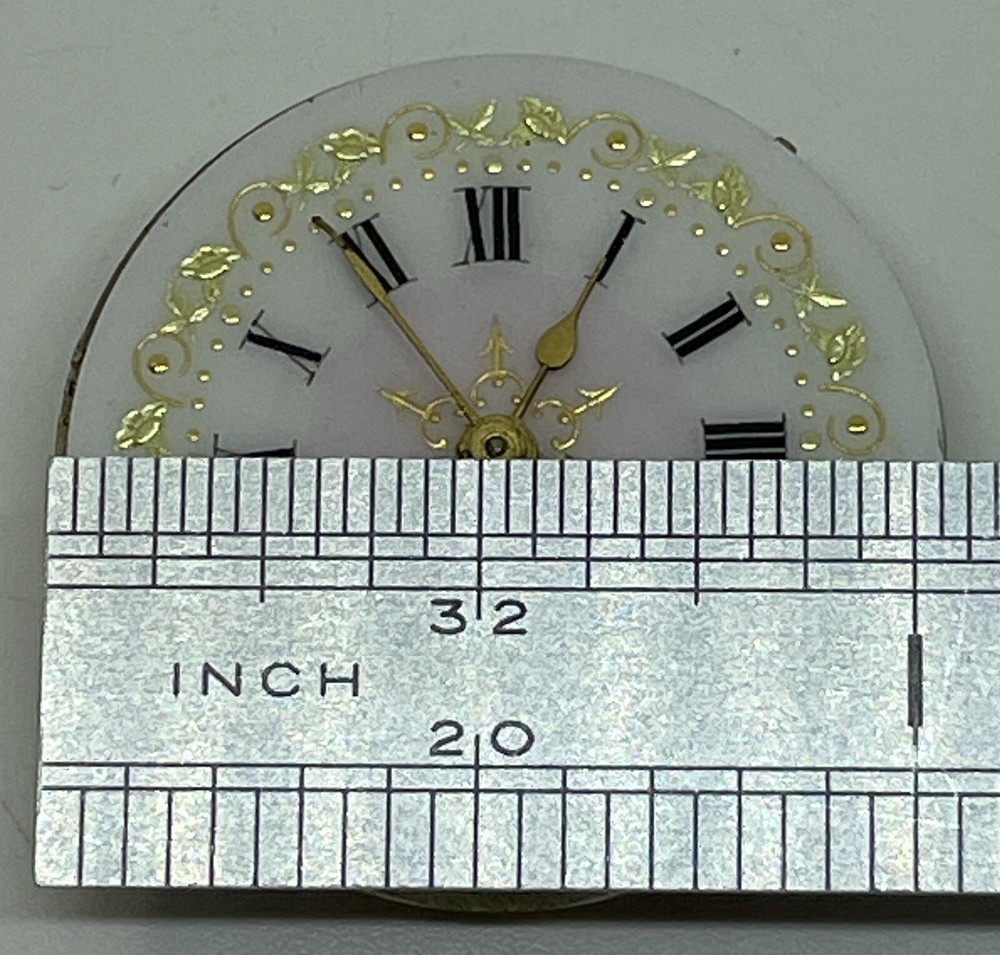 SWISS POCKET WATCH MOVEMENT Beautiful Dial Runs
