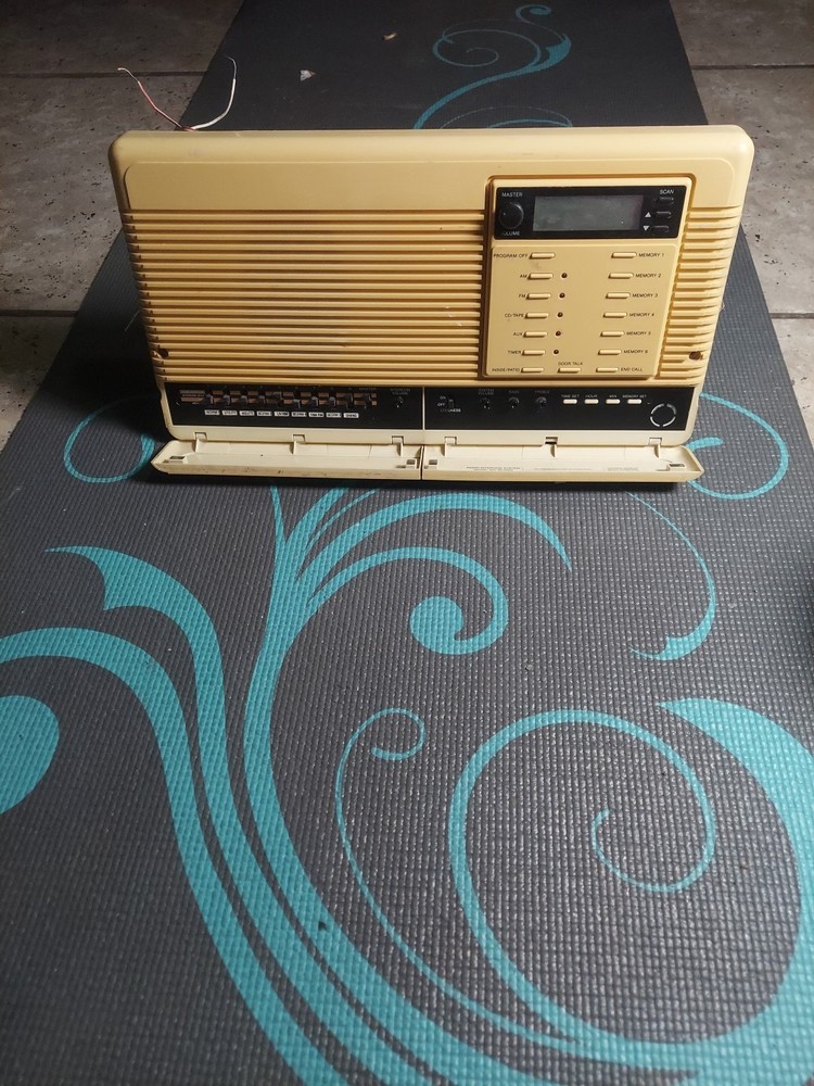 NuTone IM-3303 intercom system with radio and speakers, untested.