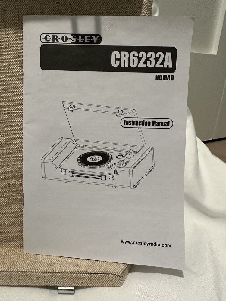 Crosley CR6232A Nomad Portable Turntable