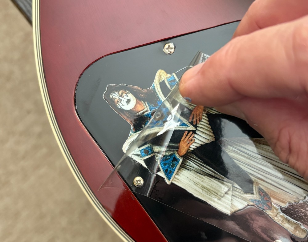 1979 Ace Frehley Kiss Costume and Makeup real life cutout UV DTF Sticker